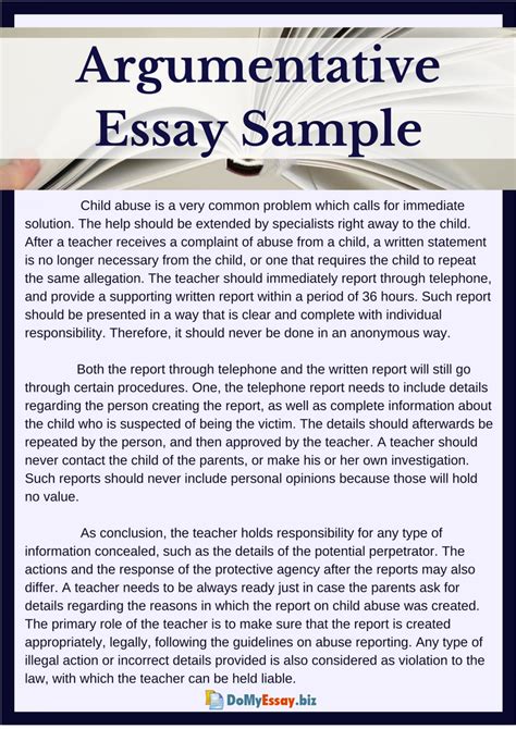 examples of good argumentative essays.